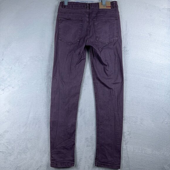 Bench Skinny Jeans Women's Size 31 Mid Rise Five Design Pockets Light Purple - Picture 2 of 12